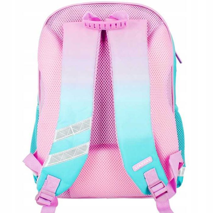 plecak szkolny tornister dla dziewczynki klasy 1-3 ombre syrenka