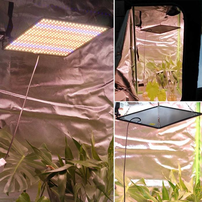 Фітолампа Повний спектр 40Вт 500LED | Фітопанель для дому та приміщень