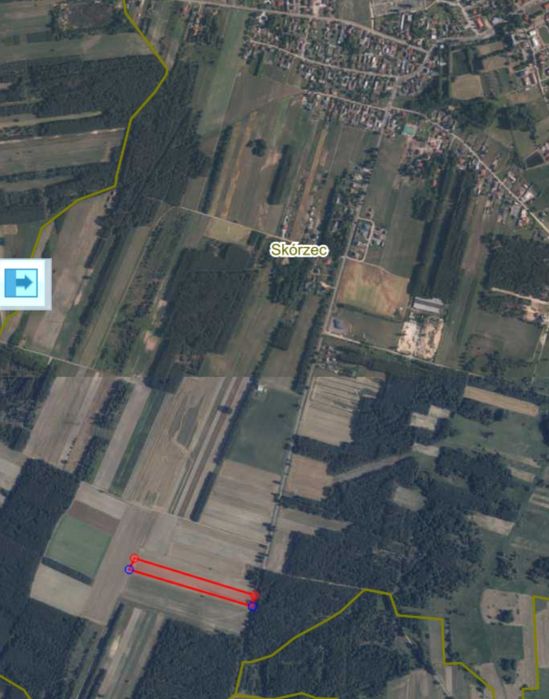 Działka 1,65ha przy DW 803