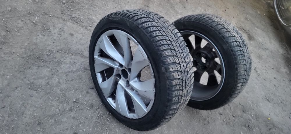 koła alufelgi 18xali 4×108×18 Citroen C5 x7 lll Peugeot opony zimowe