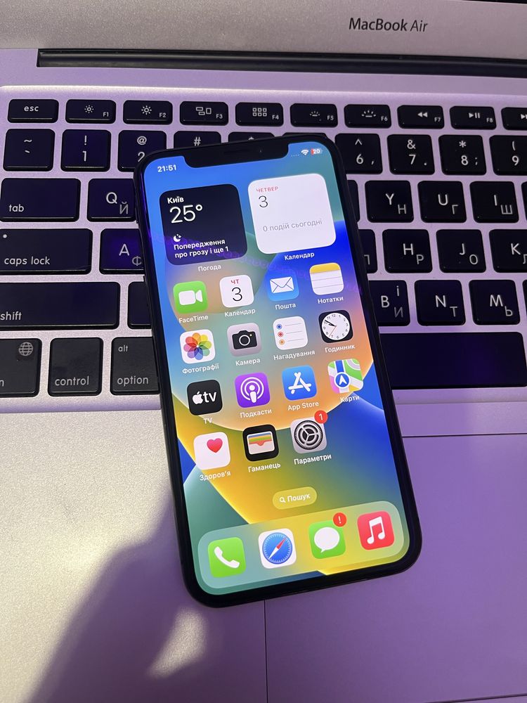 iPhone X 256gb black neverlock
