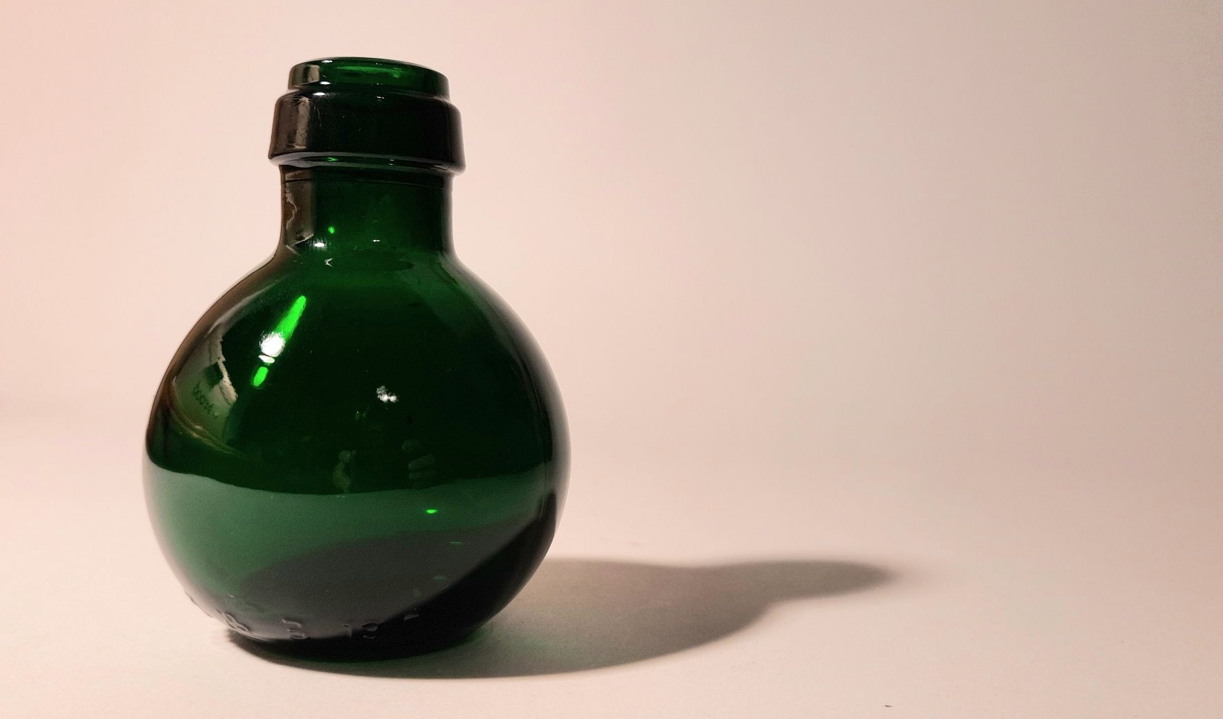 Zielona najmniejsza na świecie - butelka  do wina 0,125 l