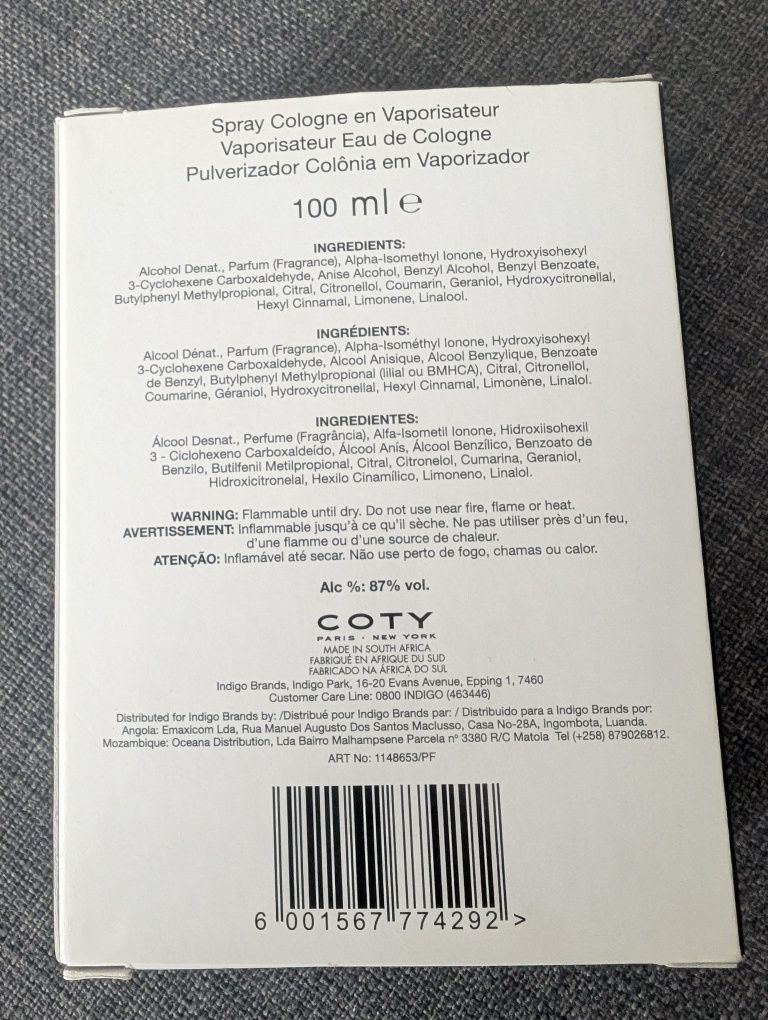 Woda kolońska Coty Exclamation 100ml nowe w pudełku