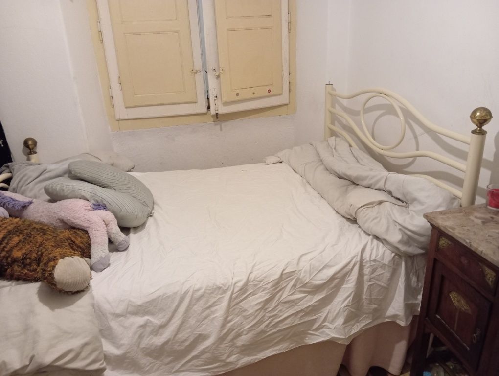 Cama solteiro king com colchão usada