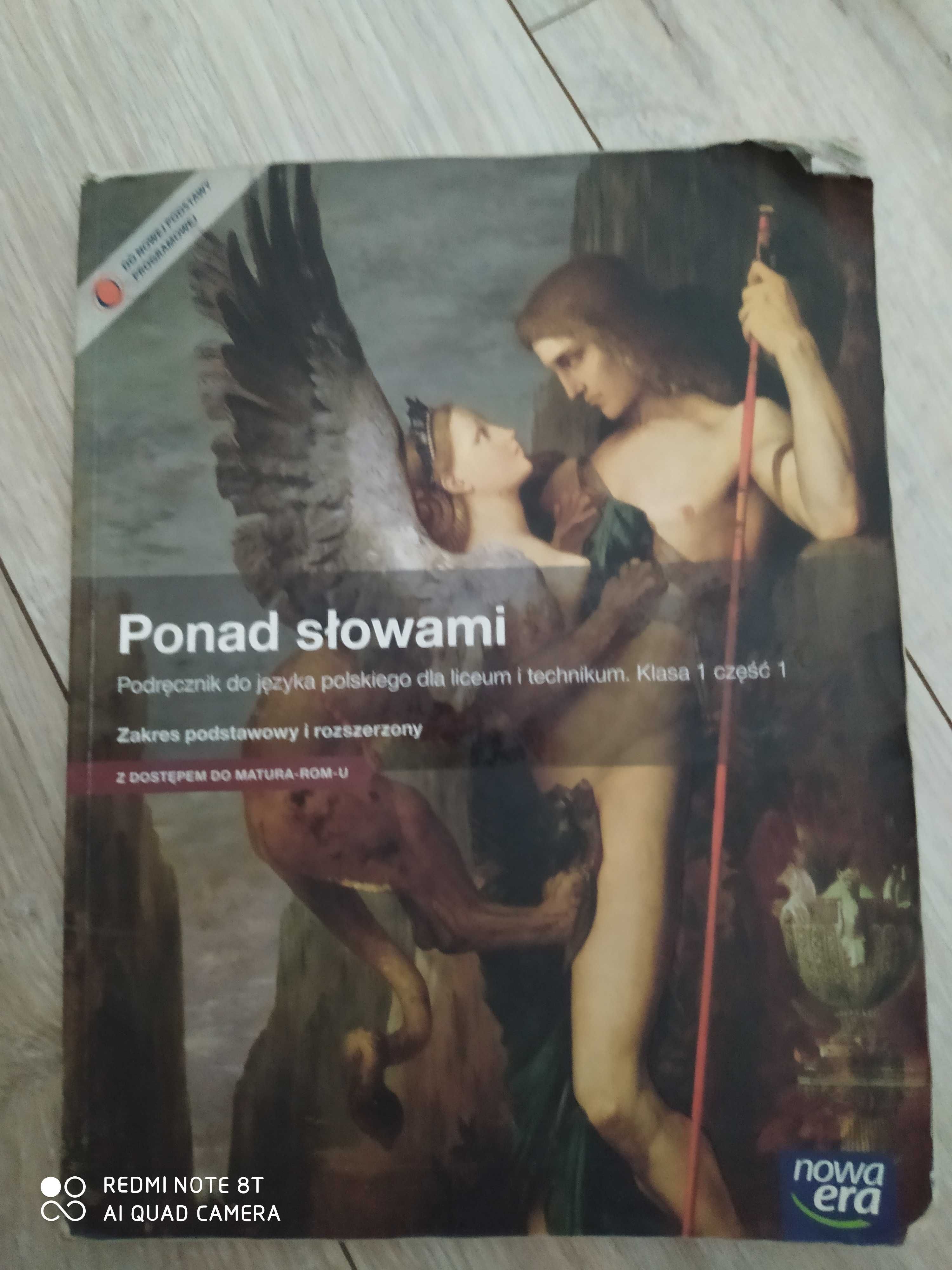 Ponad słowami klasa 1 część1 Zakres podstawowy i rozszerzony