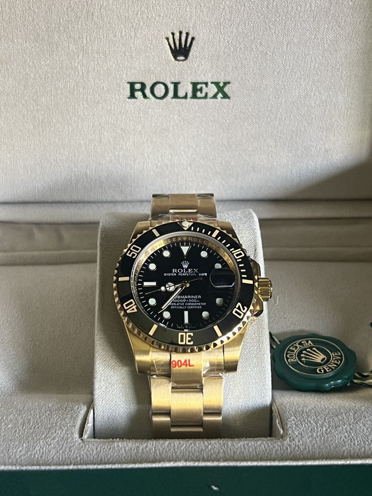 Rolex Submariner Date Just Full Gold/Black