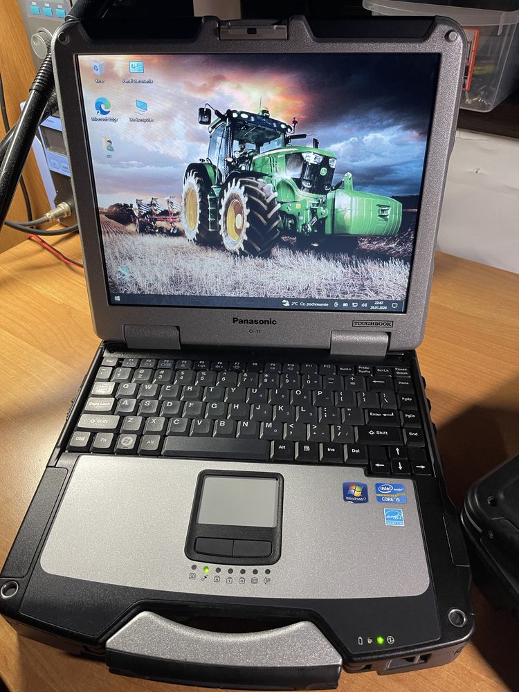 Panasonic CF-31 SSD i5 wojskowy pancerny laptop diagnostyczny geodety