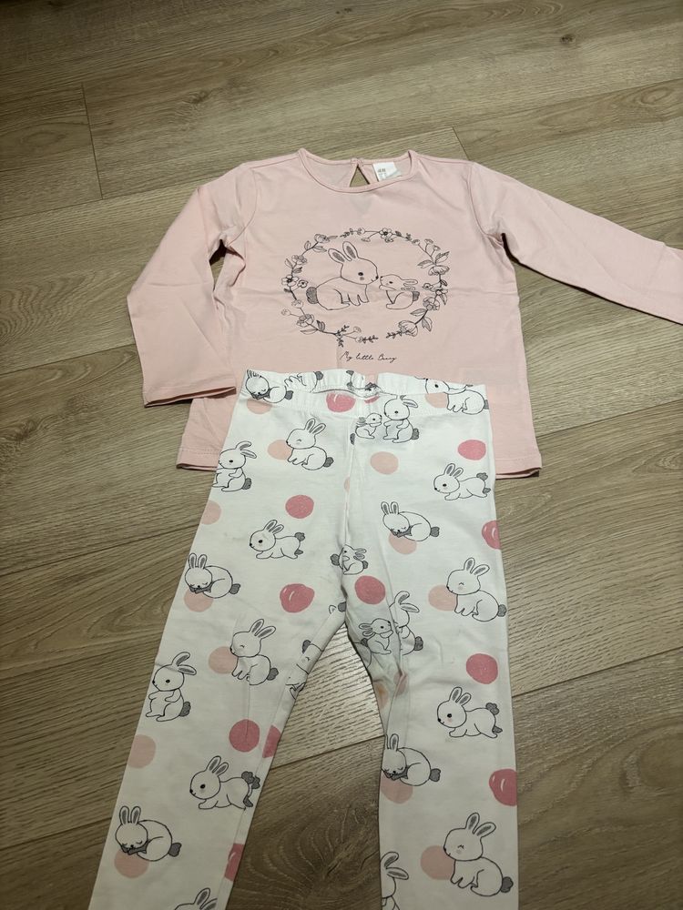 Nowy komplet h&m króliczki r.92