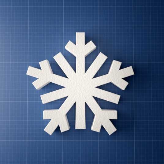 Mix świątecznych ozdób styropianowych do dekorowania -100 szt.