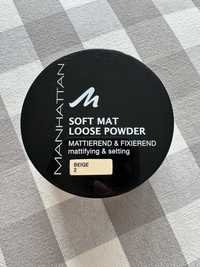 Nowy puder sypki Manhattan Soft Mat Loose Powder Beige 2