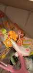 Espreguiçadeira bébé c/ arco de brinquedos