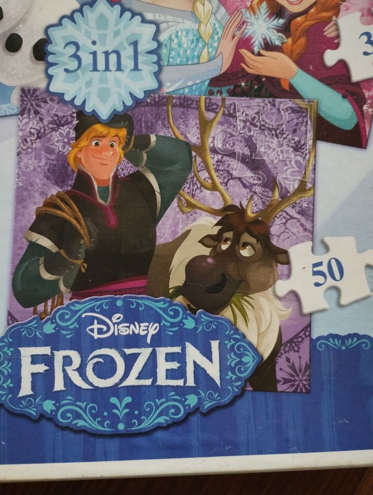 Puzzle Trefl Disney Frozen 3 w 1