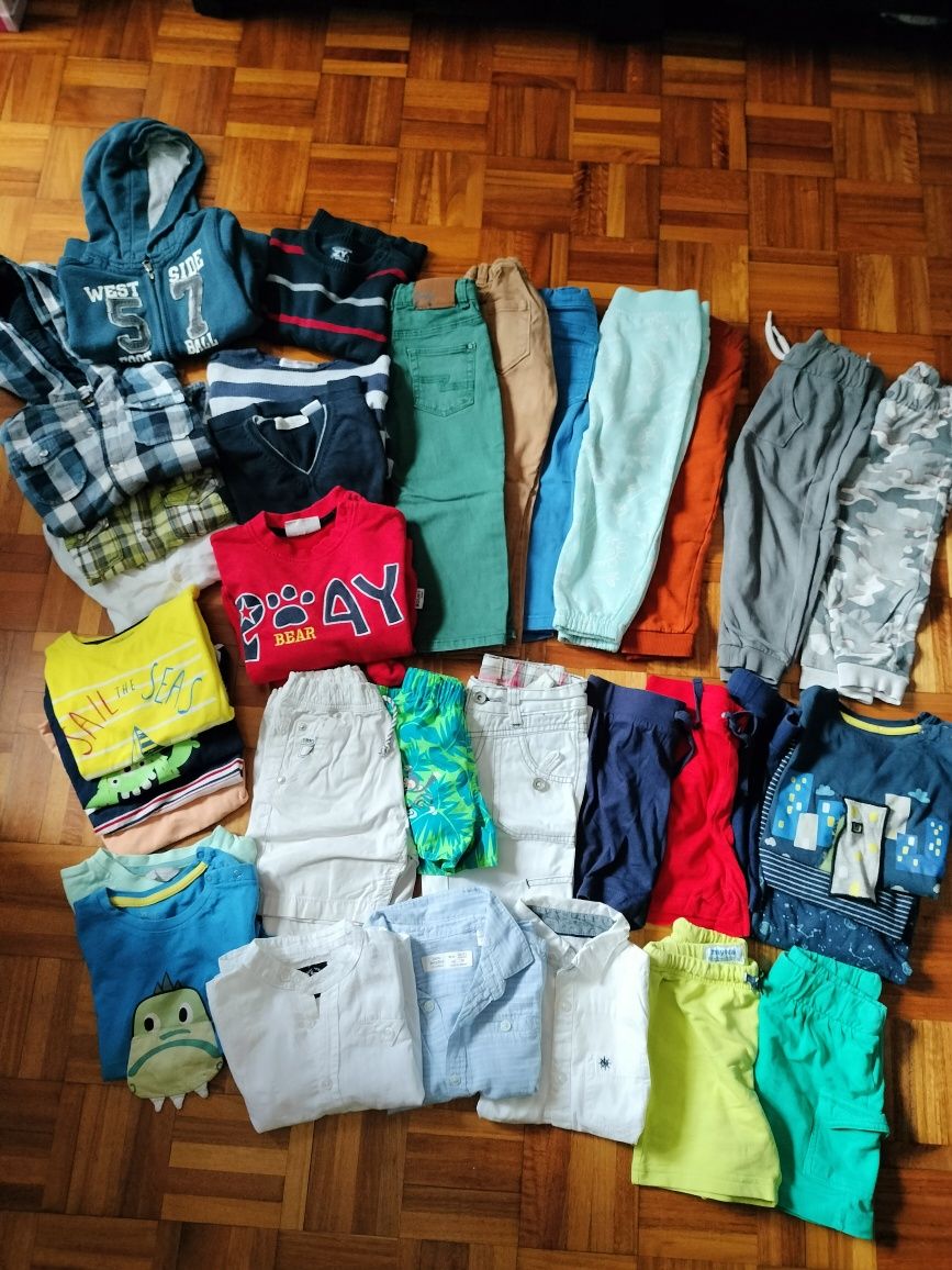 Lote roupa bebê menino