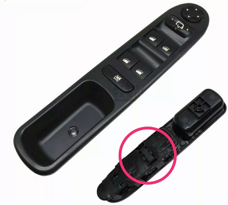 Comando Botão Interruptor Vidros Peugeot 207/207SW/207cc, Citroen C3