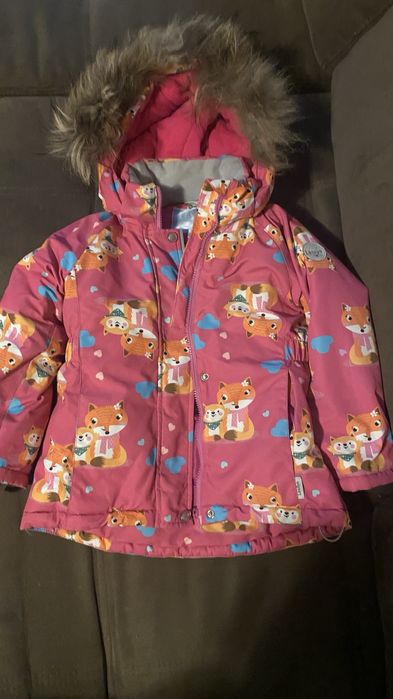 Зимовий комплект на дівчинку 4/5 років куртка штани