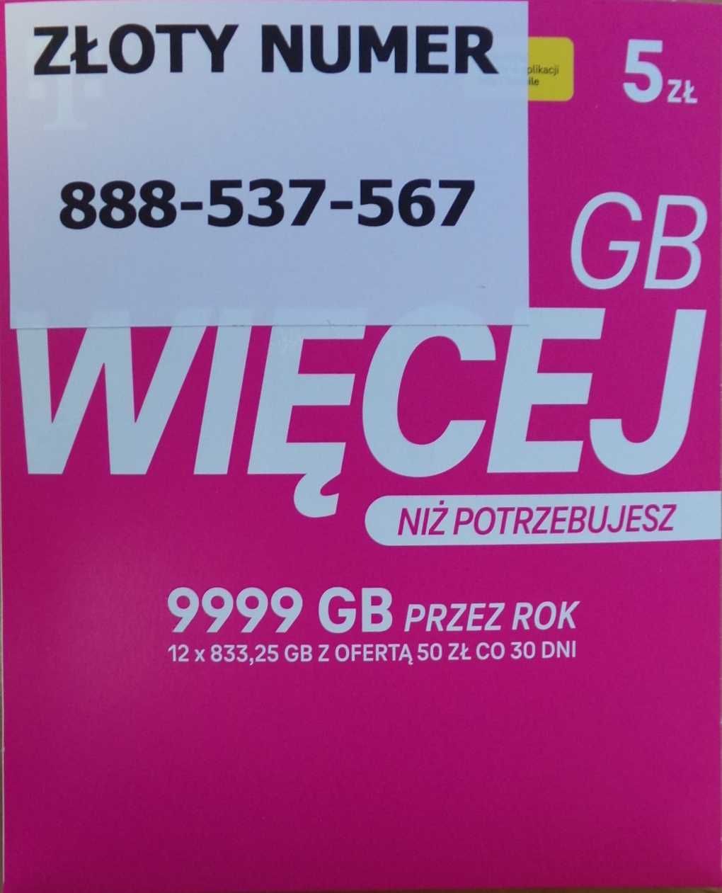 Łatwy numer, złoty numer starter T-Mobile