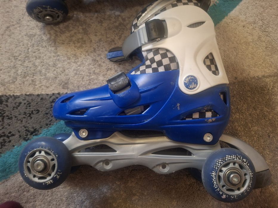 Wrotki dziecięce – regulowane, stan dobry