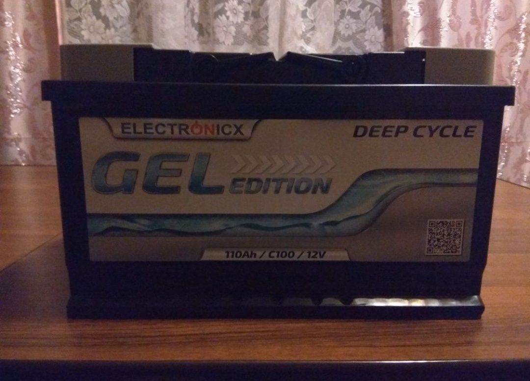 Тяговий Гелевий Акамулятор GEL EDITION на 12В,  110 АЧ