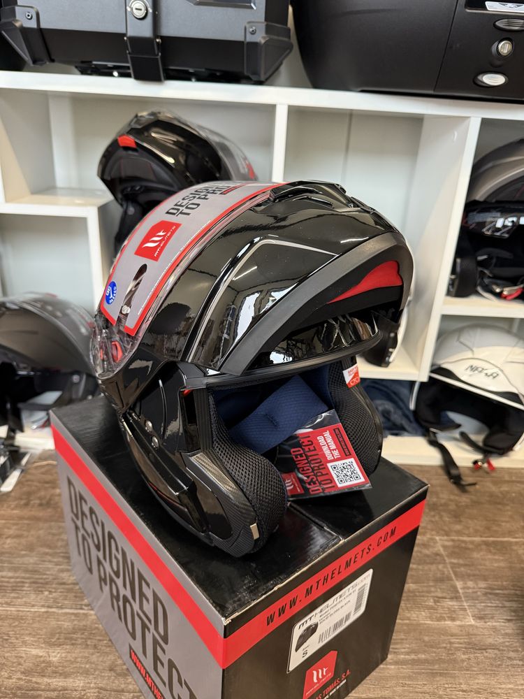 Kask szczękowy MT helmets atom sv rozmiar S