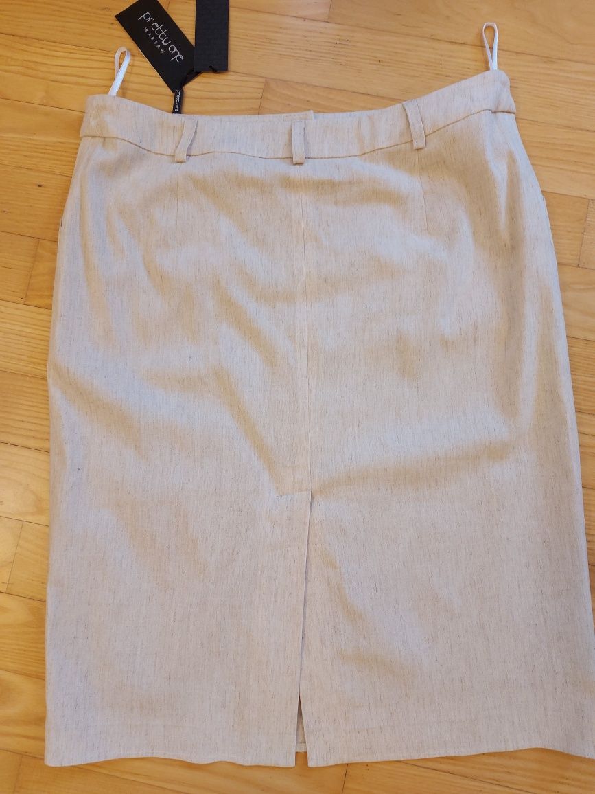 Pretty One nowa garsonka z lnem na lato 42/44