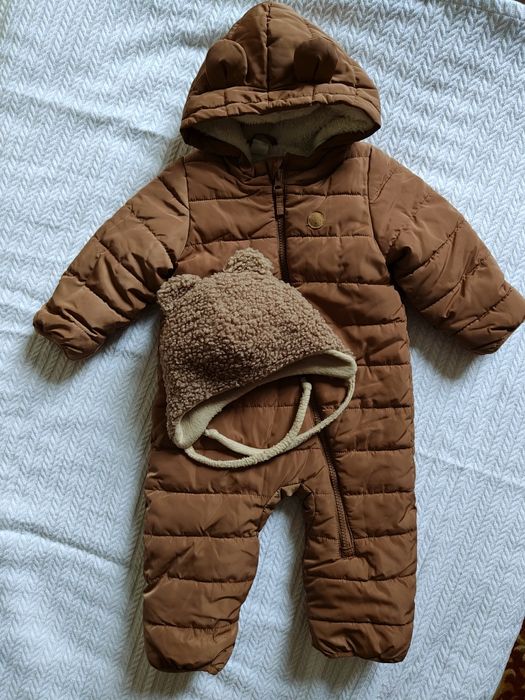 Зимовий комбінезон H&M, hm, h&m + шапочка. Зимний комбинезон H&M, h&m