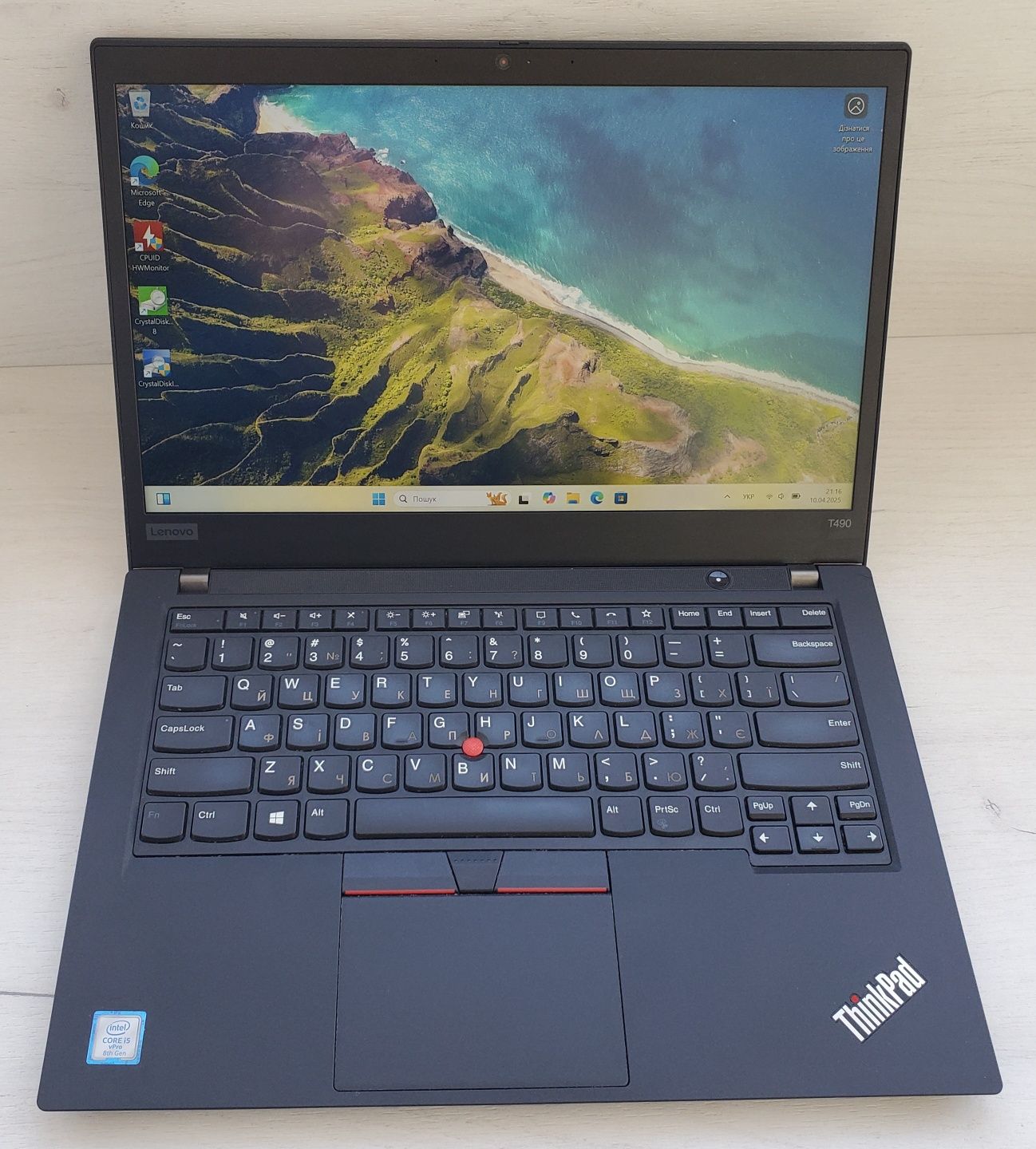 Lenovo ThinkPad T490 8/256 M.2 NVMe Windows 11 FullHD IPS i5-8365U