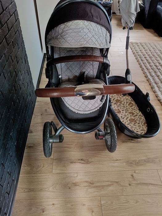 Wózek 2w1 czarny
