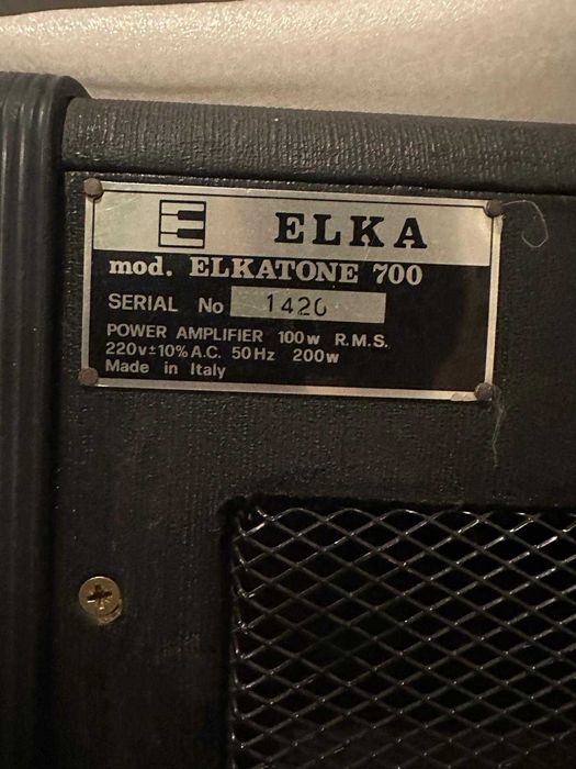 wzmacniacz z wirującymi głośnikami ELKA Włoski Lessie