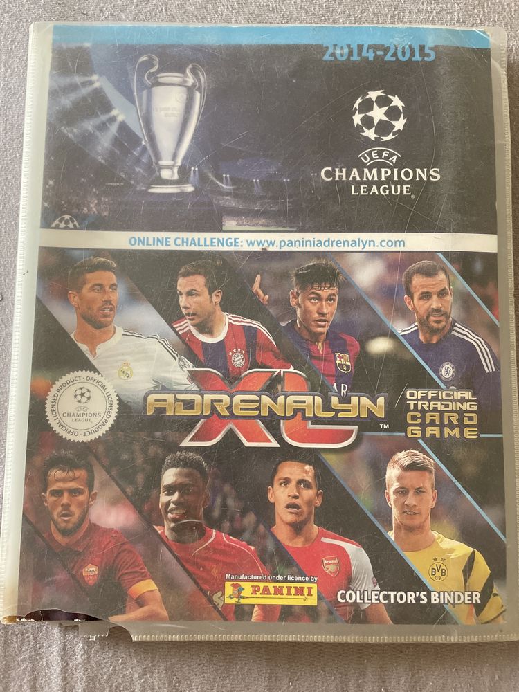 Panini-Champions League 2014-15 album plus karty