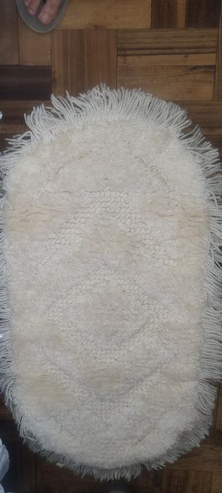 Terno de tapetes de quarto em lã - Novos