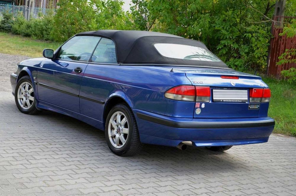 Piękny KLASYK Saab 93 Cabrio 2.0 TURBO  SKÓRY klima oryginał! ZAMIANA