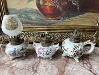 Kolekcja mini lampa naftowa porcelana