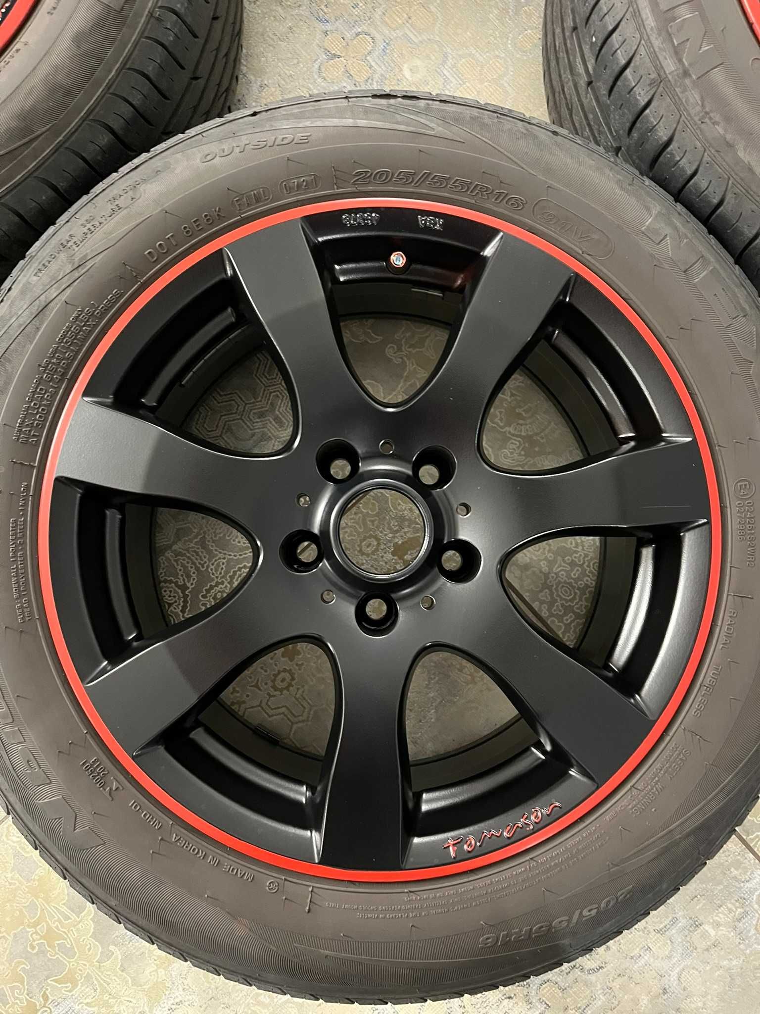 Felgi 5x108 Tomason czarny mat