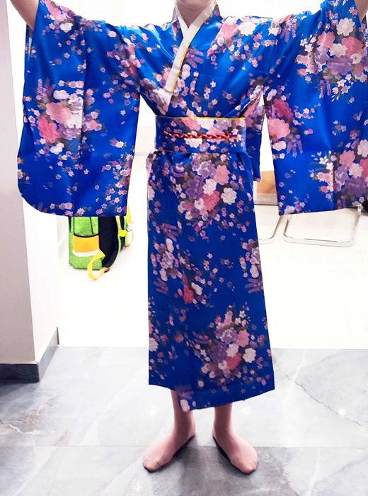 Kostium na bal andrzejkowy dziewczynka 11-16 lat KIMONO