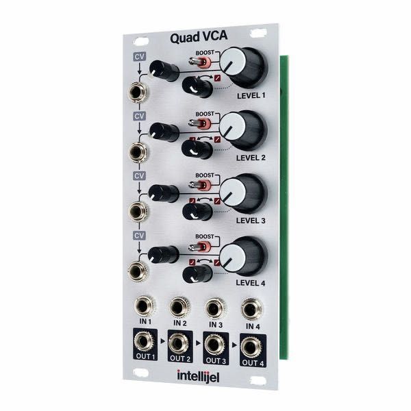 Intellijel Quad VCA eurorack mixer, vca