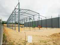 Pavilhão Industrial para construção, na ZI do Perm em Santa Maria d...