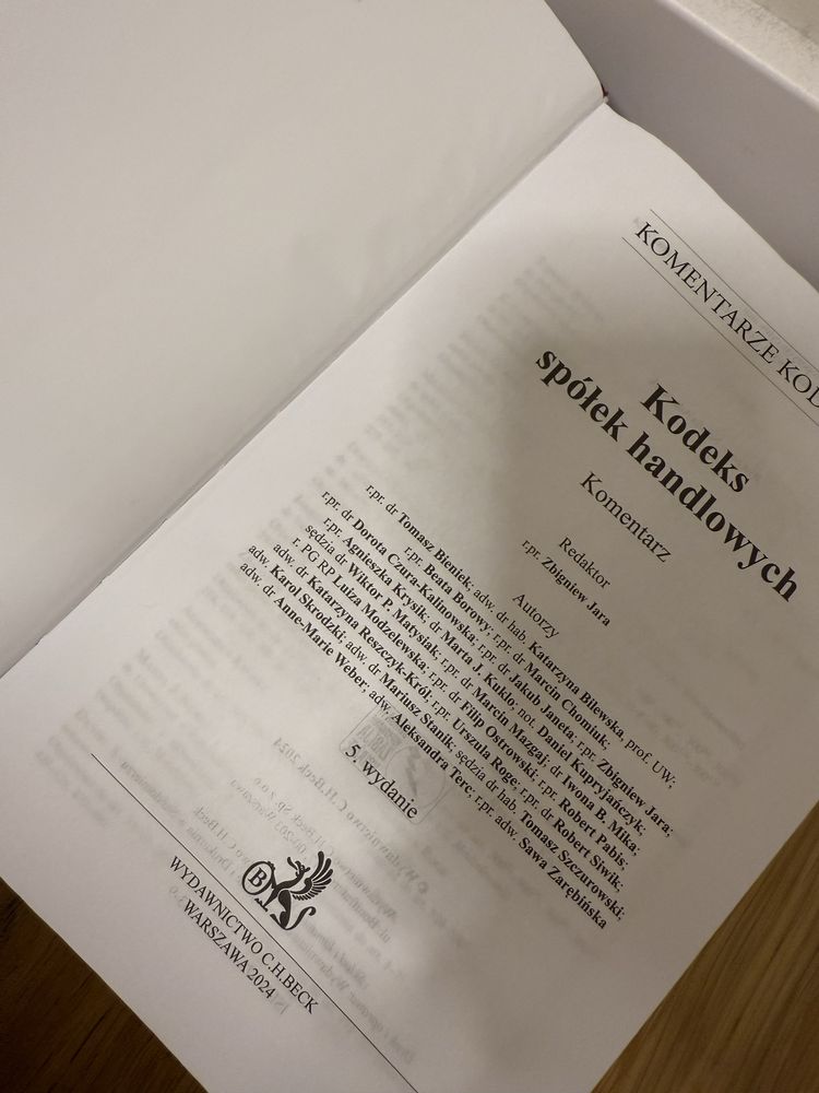 Kodeks społek handlowych komentarz Zbigniew Jara