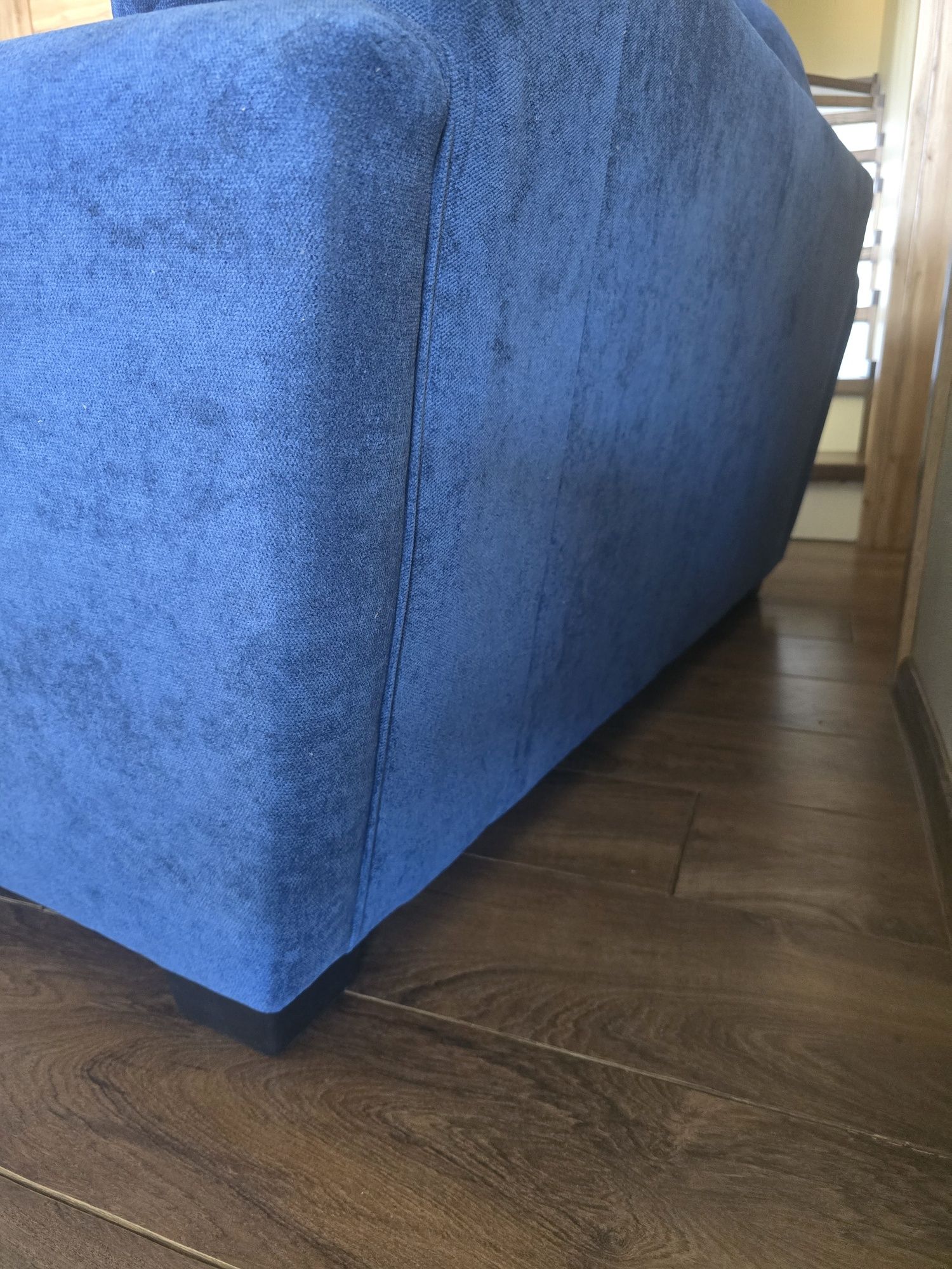 Kanapa sofa 2 osobowa niebieska jak nowa, Stan idealny