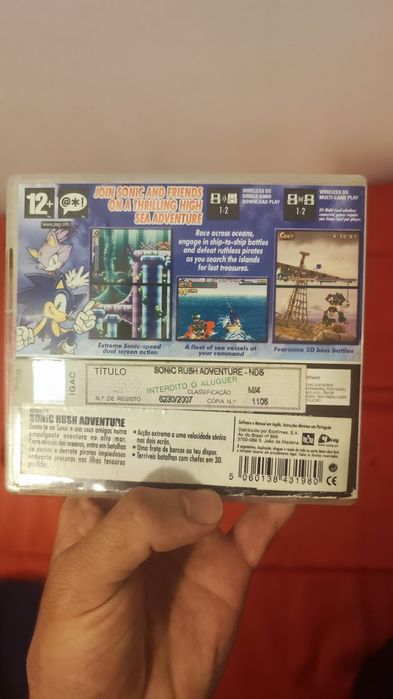 Sonic rush adventure Nintendo