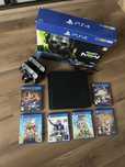 Sprzedam PS4 + 2xDualShock 4  + stacja ladowania + 7 x gier
