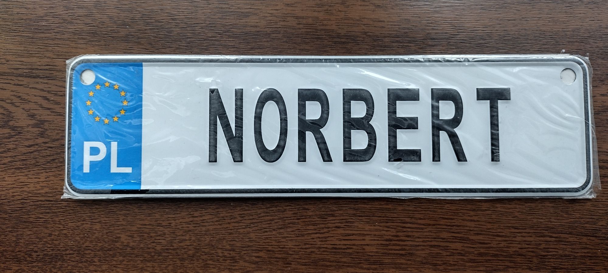 Tabliczka imienna - Norbert