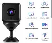 EBARSENC 4K mini kamera do monitoringu wewnątrz, Wi-Fi aplikacja