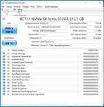 Dysk SSD 512GB M.2 2230 NVMe BC711 SK hynix 512,1 GB PCIe Gen3 x4