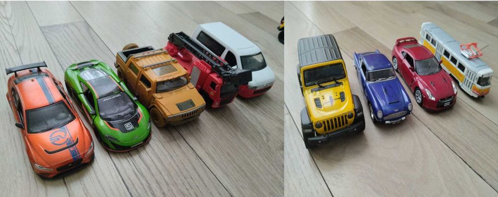 Модельки Kinsmart Hot wheels Автопром машинки ЛОТ