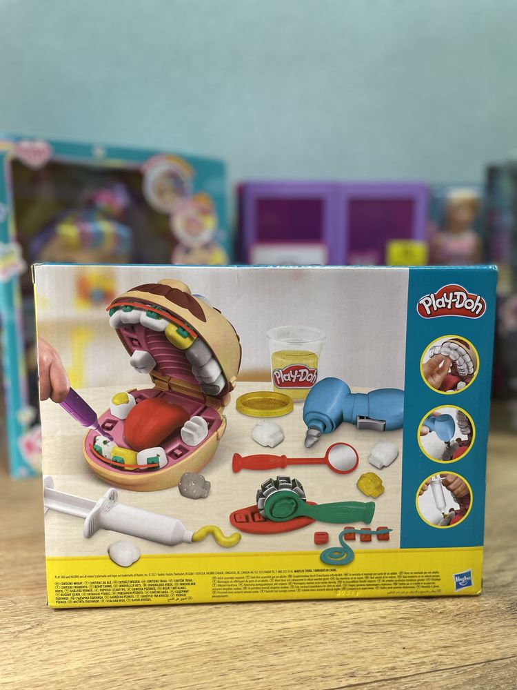 Ігровий набір для ліплення пластилін Play-Doh Містер зубастик