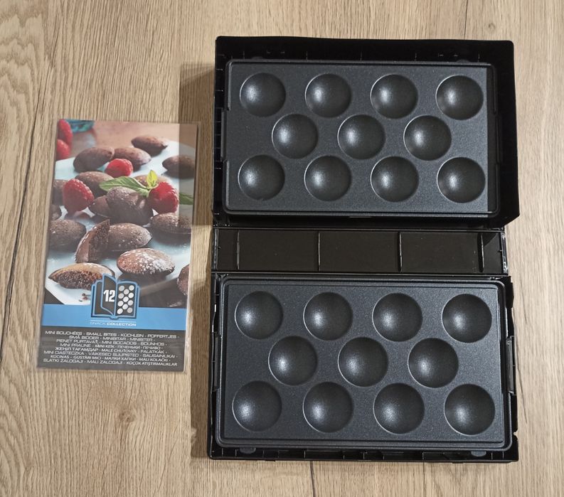 Nowa płyta grzejna mini ciasteczka do opiekacza Tefal Snack Collection
