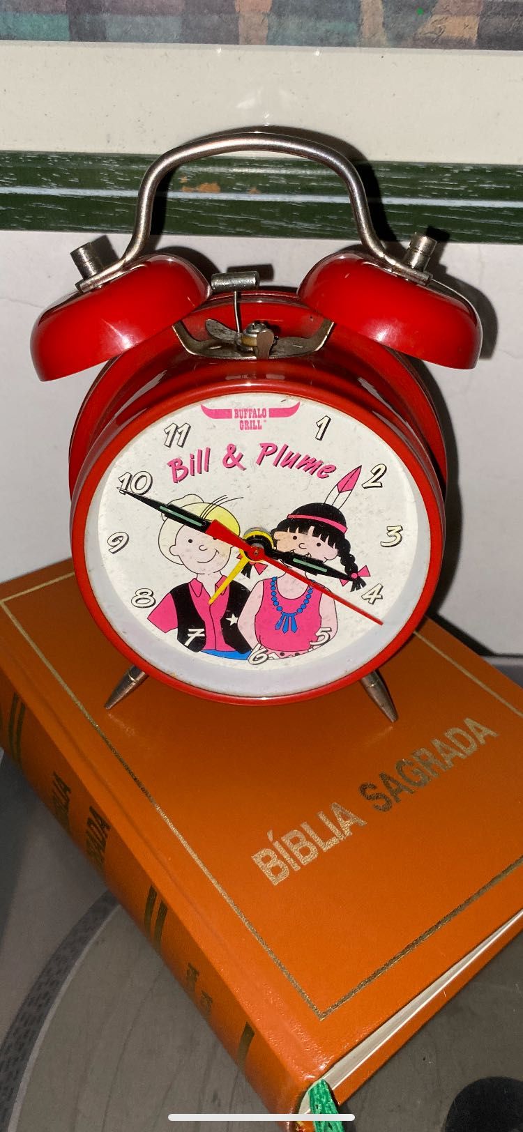 Relógio despertador vintage