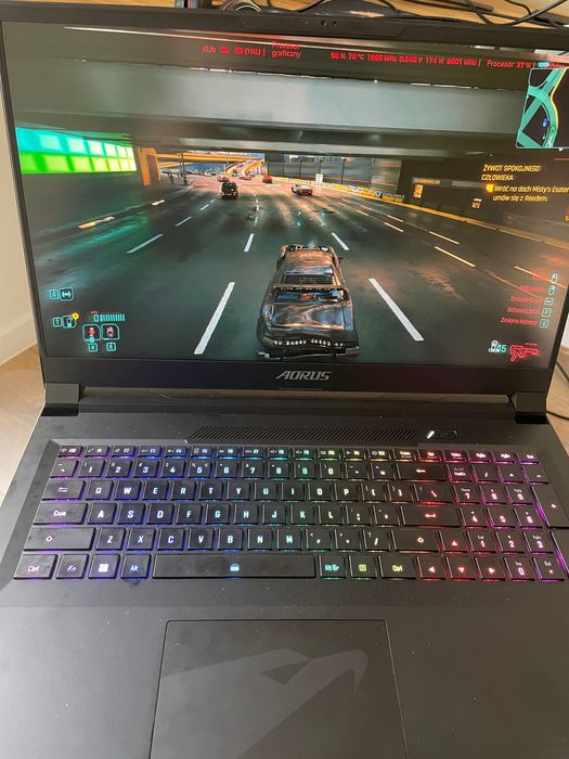 Gigabyte Aorus 17X AZF i9-13980HX 32GB 2TB W11 RTX 4090 GWARANCJA!