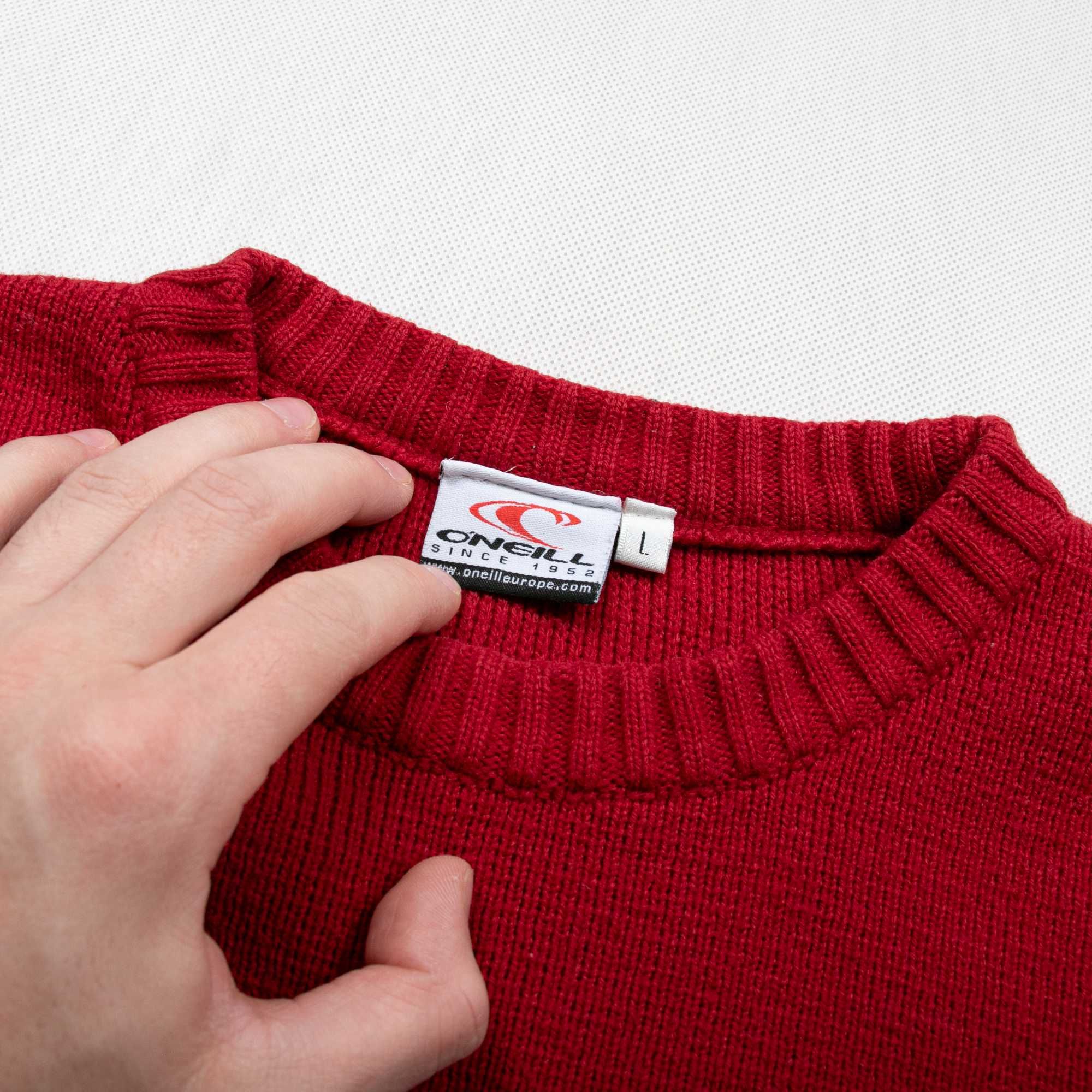 Oneill oversize y2k sweter z wełną L