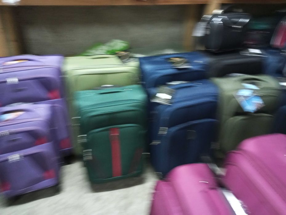 walizka duża xxl z grubej codury na 4 kołach podróżna